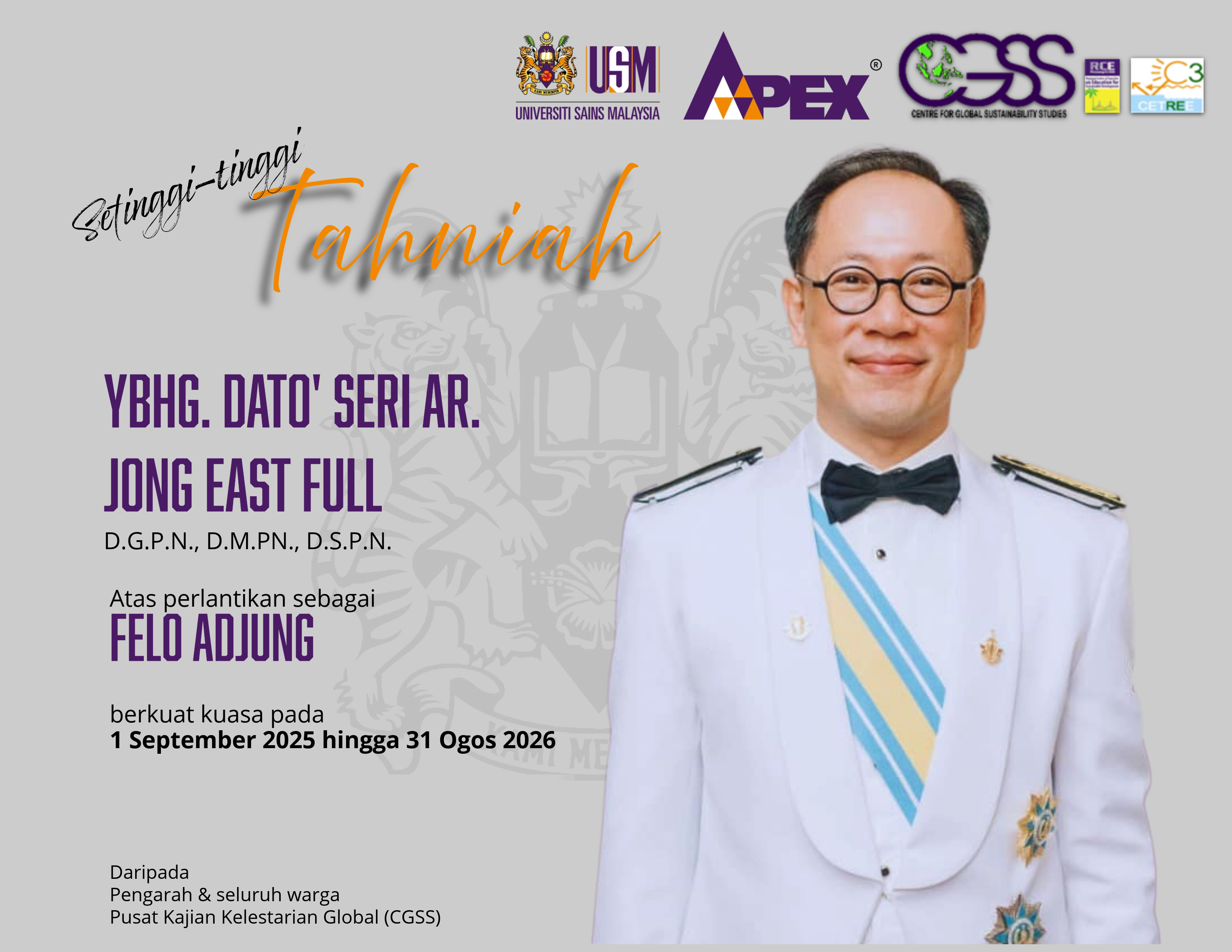 YBhg. Dato Seri Ar Jong East Full